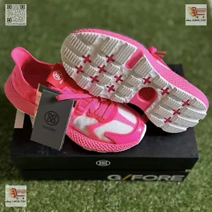 G/Fore Fore G4 MG4x2 Ripstop Golf Shoe Sneaker ⛳️ LADIES 7.5 ⛳️ White Pink Camo - Picture 1 of 9
