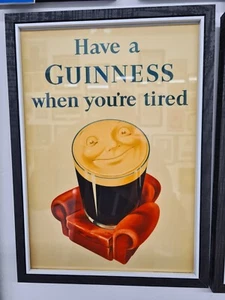 Póster Guinness arte enmarcado A4 repro - Imagen 1 de 1