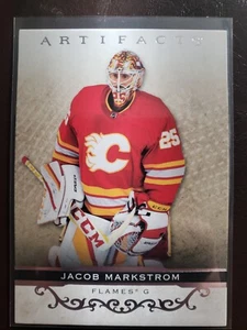 2021-22 Jacob Markstrom Artifacts Base Upper Deck Hockey Calgary Flames - Picture 1 of 2