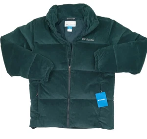 NEW $220 Columbia Puffect Corduroy Jacket! Tan Black or Blue Insulated Puffer - Picture 1 of 7