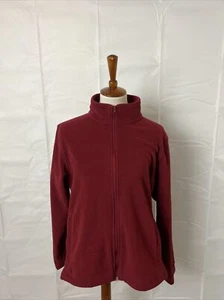 [Mujer] Chaqueta polar Woolrich grande roja manga larga cremallera completa - Imagen 1 de 6