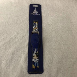 NEW 2021 DISNEY PARKS 50TH ANNIVERSARY LIMITED MAGIC BAND MICKEY DONALD BLUE ! - Picture 1 of 3