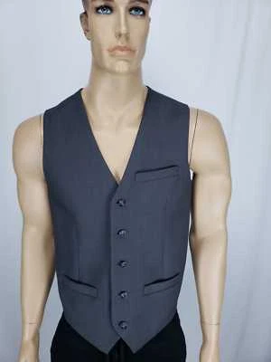 Perry ellis men's formal vest size medium Perry ellis grey vest size medium  - Image 1 of 4