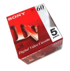 5 Cassettes Vidéo Mini-DV SONY PREMIUM DV 60 Min.Sp /90 LP DVC Cassettes Mini DV - Photo 1/4