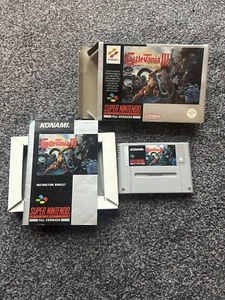 Super Castlevania IV boxed with manual SNES Super Nintendo - Picture 1 of 10