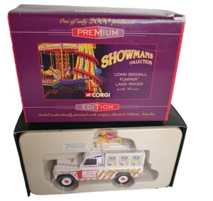 CORGI VANGUARDS SHOWMANS JOHN BIDDALL FUNFAIR LAND ROVER CAR MODEL 07413 1:43 - Picture 1 of 6