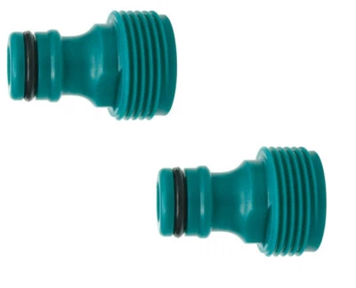 VENTILKAPPENKÖNIG 10x Außengewinde Kupplungsstecker Hahnstück Geräteadapter Wasserhahn Adapter 3/4