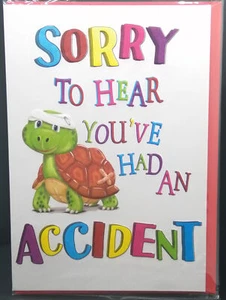 Get Well Soon/Speedy Recovery from Accident Card - Picture 1 of 4