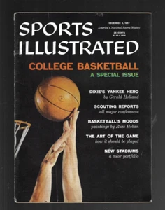 SPORTS ILLUSTRATED magazine Dec 1957 COLLEGE BASKETBALL ISSUE New Stadiums - Picture 1 of 1