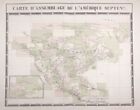 North America United States USA Canada Amerique America Mappa Vandermaelen 1825