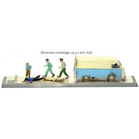 Tintin Scene Sproudj Ambulance of the Base 1/43 Scale Die Cast Vehicle Cover