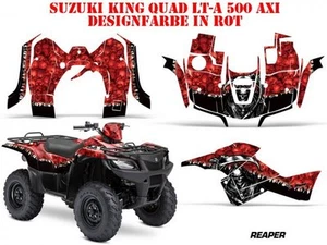 KIT DE DECORACIÓN DE CARRERAS AMR ATV SUZUKI KING QUAD LTA 450/500/700/750 SEGADOR GRÁFICO B - Imagen 1 de 2