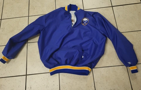 Buffalo Sabres Vintage Delong Jacket NHL 90s Original Logo XL EXTRA LARGE Cover
