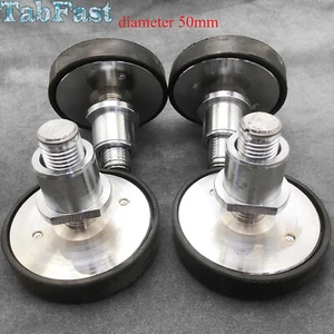 Nuevo 4PK 50mm Auto Elevador Coche Bandeja Redonda Almohadillas de Goma Clavija Almohadillas de Tornillo 50mm - Imagen 1 de 7