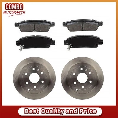 Rotores de freno traseros pastillas de freno para Chevrolet Traverse 2009 2010 2011 2012 2013 Foto 1 de 4