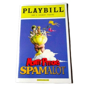 Playbill Monty Python's Spamalot Shubert Theatre May 2008 Broadway Musical NYC - Picture 1 of 2