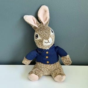 Dan Dee Peter Rabbit Plush Stuffed Animal Toy 7in Blue Brown T46 - Picture 1 of 13