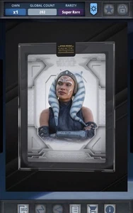 AHSOKA TANO 2024 GALACTIC ANTIQUITIES METAL SUPER RARE Star Wars Card Trader - Zdjęcie 1 z 2