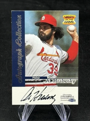 1999 年 Fleer Sports Illustrated Greats of the Game AL HRABOSKY 签名红雀队♨️♨️ — 第 1/2 张图片