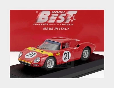 1:43 BEST Ferrari 250Lm #21 Winner Zolder Limburg Gp 1965 Bianchi BE9486-2 - Immagine 1 di 2
