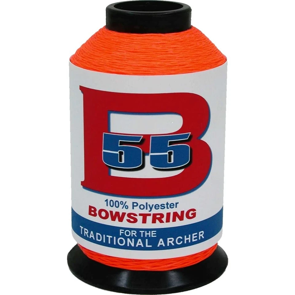 BCY B55 Fluorescent Orange Bowstring 100 Polyester Low Stretch Durable 12 16 ... - Image 1 of 3