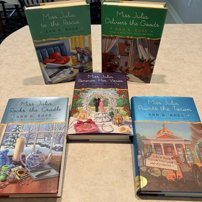 Miss Julia Ann B. Ross Book Lot Of 5  Southern Mystery Hardcover Very Good Cond. - Image 1 of 4