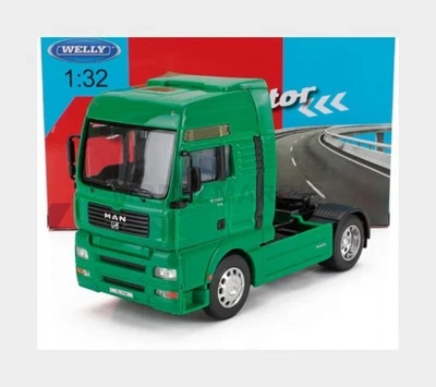 WELLY WE32640G MAN - TG 510 TRACTOR TRUCK 2-ASSI 2012 - GREEN - 1/32 - Immagine 1 di 2