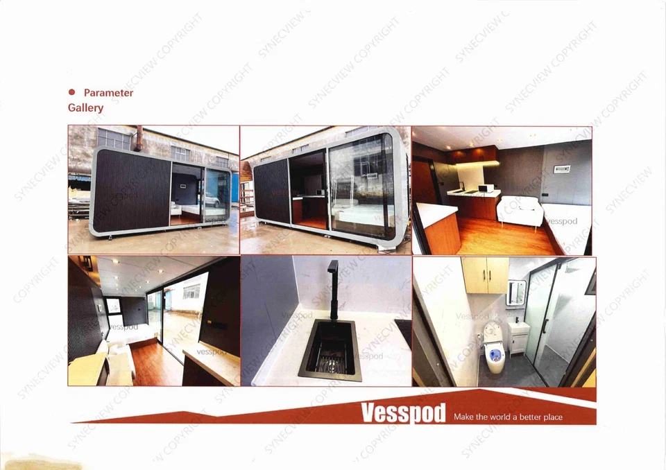 prefabricated homes Apple Cabin Apartment Style Ready Made Bed & Breakfast. - Image 1 of 4