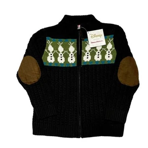 NWT Hanna Andersson Disney Olaf Sweater Size 4 - Picture 1 of 7