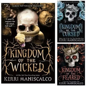 Kingdom of the Wicked Trilogy Set by Kerri Maniscalco (Wicked, Cursed, Feared) - Foto 1 di 1