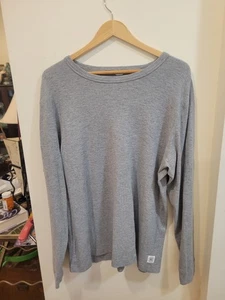 Camisa de manga larga tejida gris Reigning Champ usada en excelente estado talla grande - Imagen 1 de 3