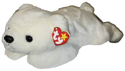 NMT* Ty 大号毛绒 Beanie Buddy Chilly 北极熊 13 英寸 MWNMT 填充动物玩具 — 第 1/4 张图片