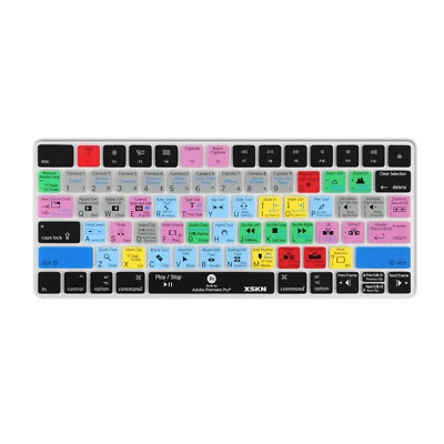 XSKN Premiere Pro Shortcuts Keyboard Cover for Apple Magic Keyboard A1644 US/EU - Image 1 of 4