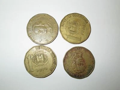 Vtg Old Dominican Republic Coin Lot Set 1990s Collection Peso Padre De La Patria - Image 1 of 4