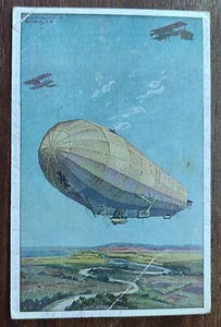 BRIEFMARKEN POSTKARTE DEUTSCHLAND REICH ZEPPELIN POSTGESCHICHTE SCHÖNES LOT AN/26 - Bild 1 von 2
