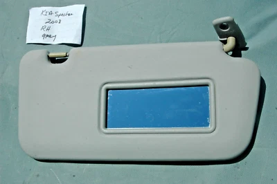 Parasol Kia Spectra 2007-2009 con espejo gris derecho (derecho) OEM Foto 1 de 3