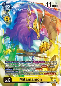 Digimon Card Game TCG (2020) EX5-033 Mitamamon Super Rare (SR) - Picture 1 of 1