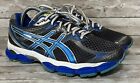 Asics Womens Gel Cumulus 14 T296n Gray Blue Running Shoes Sneakers Size 8.5