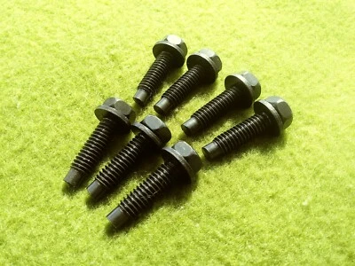 1968 - 79 NOVA 1968 - 81 CAMARO Upper Door Hinge Body Frame Mounting Bolts (7) - Image 1 of 4
