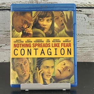 Contagion (Blu-ray Disc, 2012) Marion Cotillard, Matt Damon, Laurence Fishburne - Foto 1 di 4