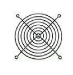 120mm BLACK Metal FAN (Finger) GUARD - 2pcs - Afbeelding 1 van 1
