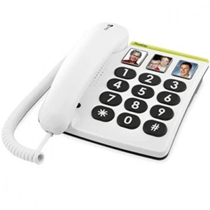 DORO PhoneEasy 331ph Analoges Telefon Weiß - Zdjęcie 1 z 1