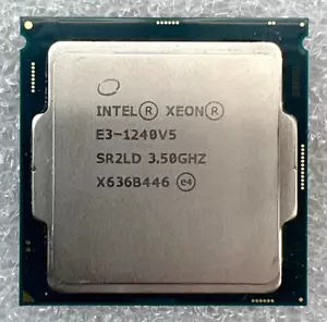 Intel Xeon E3-1240 v5 SR2LD 3.5GHz 8MB Quad Core LGA1151 CPU Processor - Picture 1 of 2