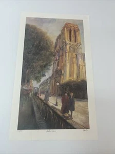 Signed And Numbered Art Prints Of Notre Dame - Picture 1 of 10