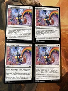 4x Clowning Around MTG Unfinity NM Magic Regular - Bild 1 von 1