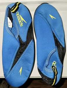 Boy's Kid's Blue Speedo Water Boat Shoes Youth Size 3 - Picture 1 of 5