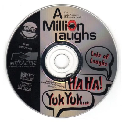 A Million Laughs (PC-CD-ROM, 1993) for Windows - NEW CD in SLEEVE - Image 1 of 3