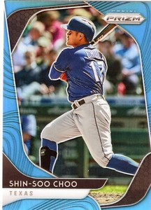 2020 Panini Prizm Carolina Blue Prizm Shin-Soo Choo #6 Texas Rangers