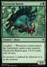 Magic the Gathering MTG Territorial Baloth (24) DD Zendikar vs. Eldrazi   LP