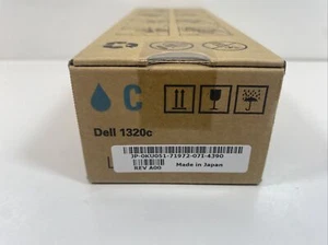 NUEVO SELLADO CIAN - Cartucho de alta capacidad original OEM Dell 1320c JP-OKU051 KU051 - Imagen 1 de 5